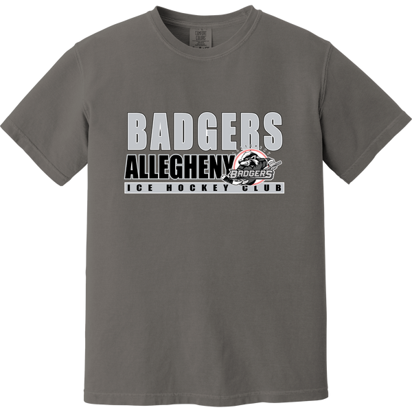 Allegheny Badgers Heavyweight Ring Spun Tee