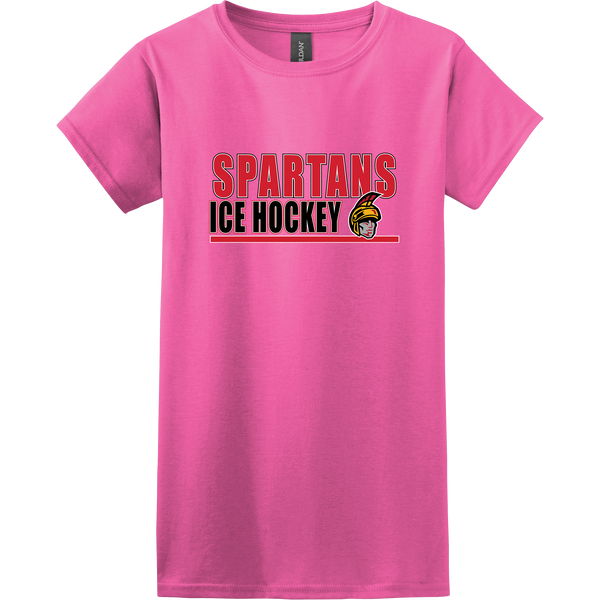 Seacoast Spartans (Ice Hockey) Softstyle Ladies' T-Shirt