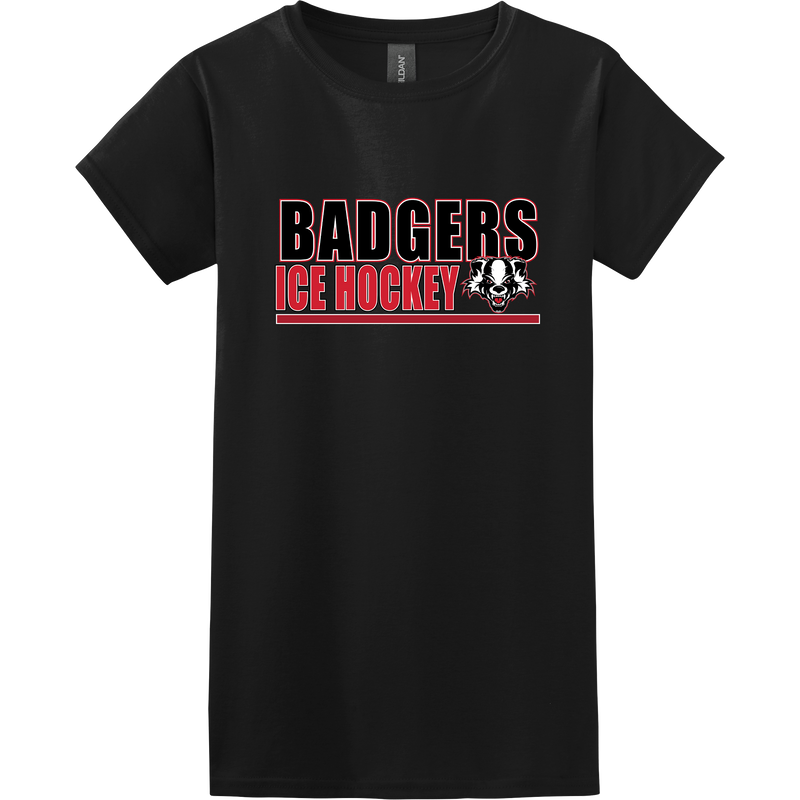Scary Badgers Softstyle Ladies' T-Shirt