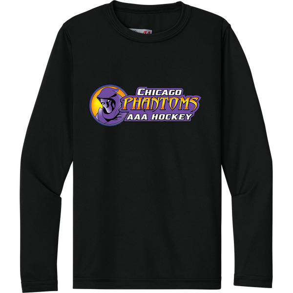 Chicago Phantoms Youth Cooling Performance Long Sleeve Tee
