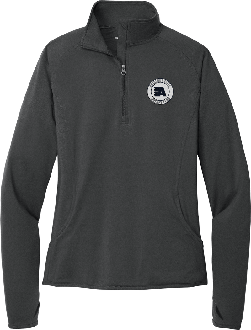 Aspen Aviators Ladies Sport-Wick Stretch 1/4-Zip Pullover