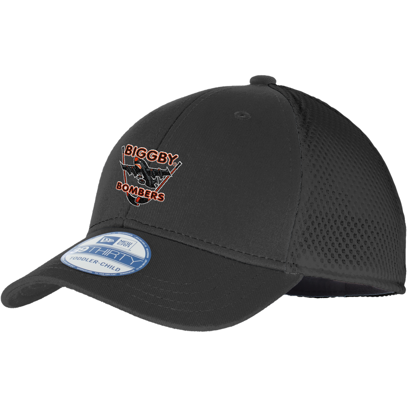 Biggby Bombers New Era Youth Stretch Mesh Cap