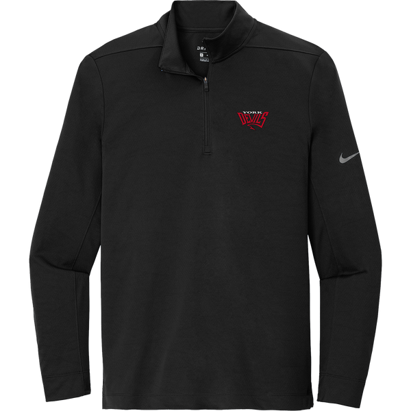 York Devils Nike Dry 1/2-Zip Cover-Up