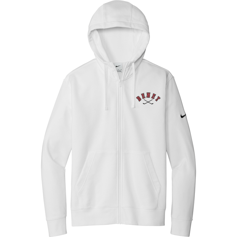 Benet Hockey Nike Club Fleece Sleeve Swoosh Full-Zip Hoodie