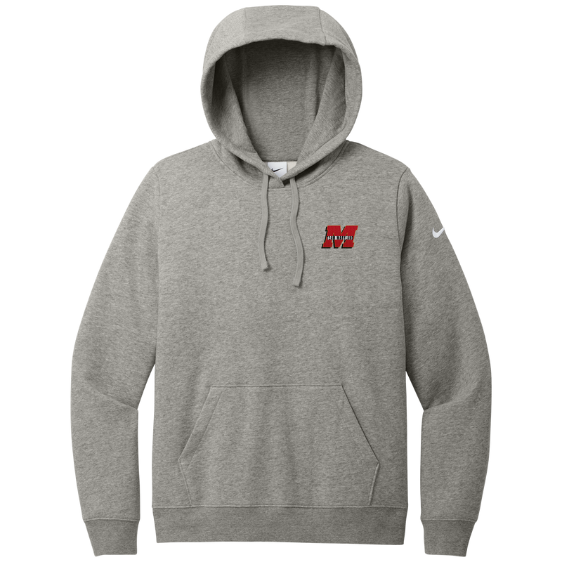 Team Maryland Nike Women's Club Fleece Sleeve Swoosh Pullover Hoodie