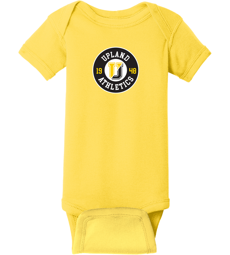 Upland Athletics Infant Short Sleeve Baby Rib Bodysuit
