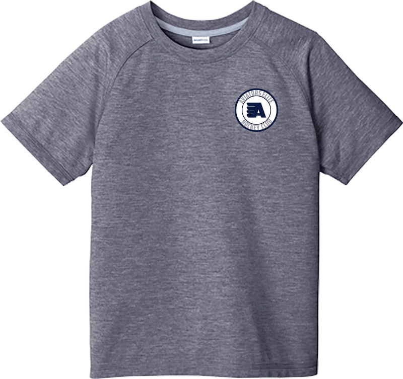 Aspen Aviators Youth PosiCharge  Tri-Blend Wicking Raglan Tee